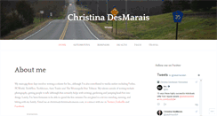 Desktop Screenshot of christinadesmarais.com